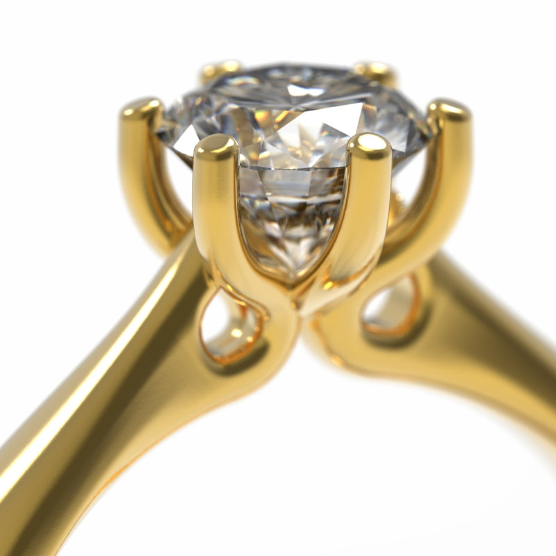 Ra design jewellery CAD Designer UK. EnglishCADmaster. Solitaire ring gold