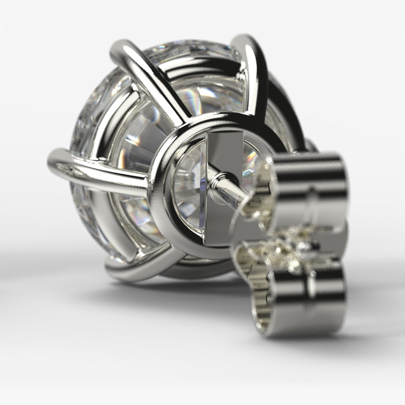 Ra design. Robin Ashby. jewellery rendering Ear stud sample